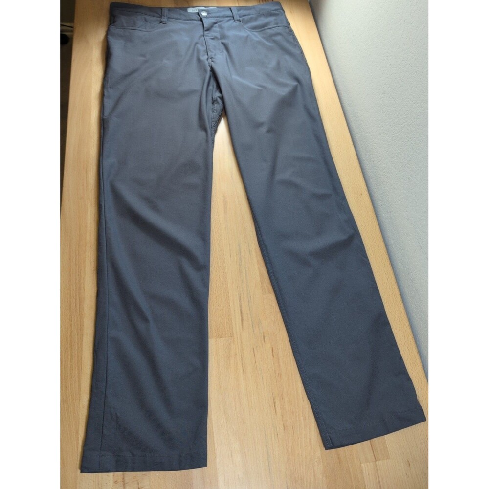 Rye 51 Men's Pants Fit 36x32 Tech Performance Voyager Gray Stretch Wicking Golf